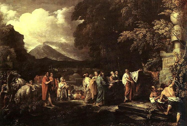 Benjamin West Cicero Discovering the Tomb of Archimedes France oil painting art